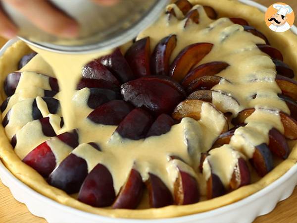 Brioche-Torte mit Pflaumen - Zubereitung Schritt 6