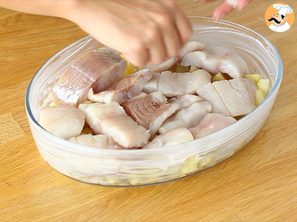 Fischgratin, ein einfaches und unkompliziertes Rezept - Zubereitung Schritt 2