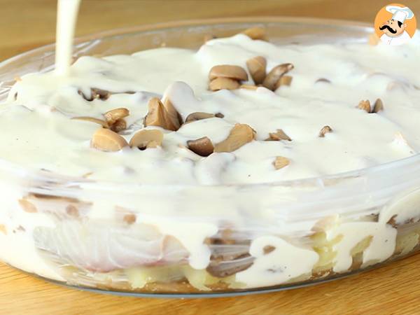 Fischgratin, ein einfaches und unkompliziertes Rezept - Zubereitung Schritt 5