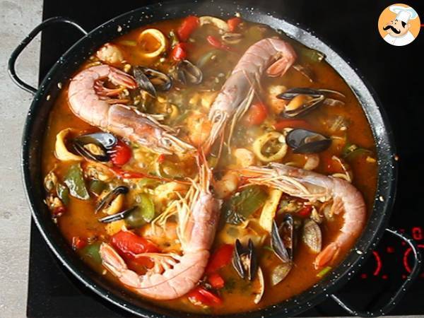 Paella mit Meeresfrüchten - Zubereitung Schritt 10