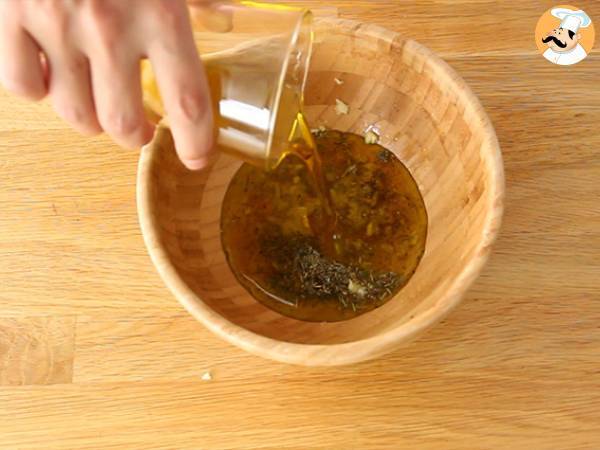 Gebackene Gambas mit Knoblauch und Kräutern - Zubereitung Schritt 2