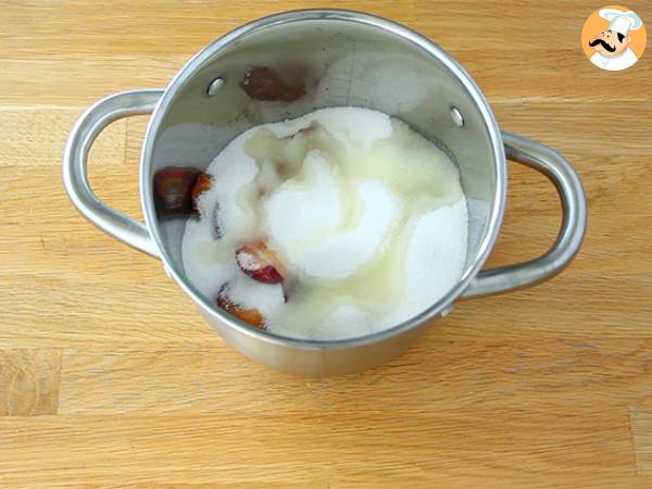 Hausgemachte Pflaumenkonfitüre - Zubereitung Schritt 1