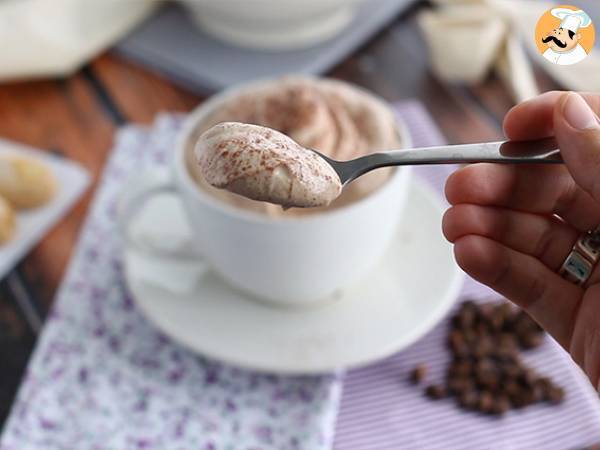 Gefrorener Cappuccino, ein köstliches Dessert aus Kaffee - Zubereitung Schritt 4