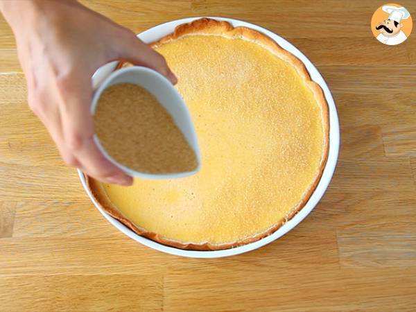 Tarte crème brûlée, ein raffiniertes Dessert Schritt für Schritt - Zubereitung Schritt 5