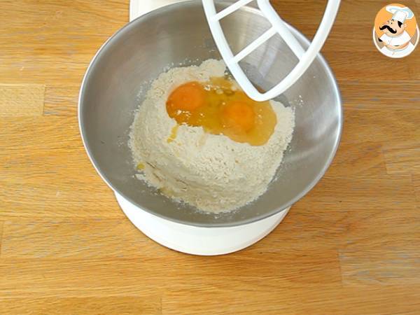 Wie kann man frische Nudeln selbst herstellen? - Zubereitung Schritt 1