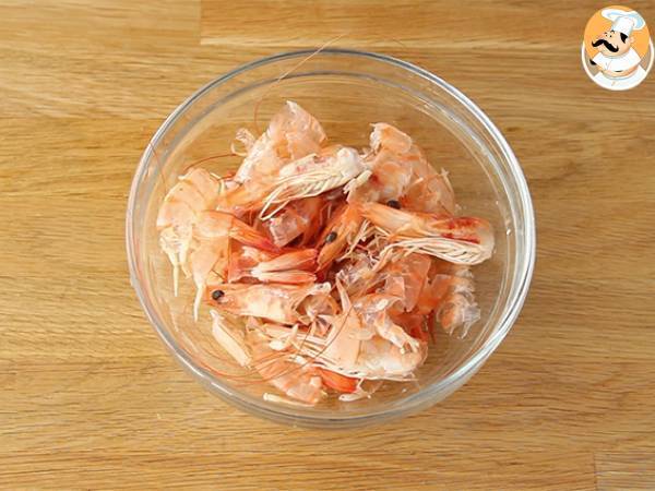 Fumet oder Garnelenbrühe - Zubereitung Schritt 1