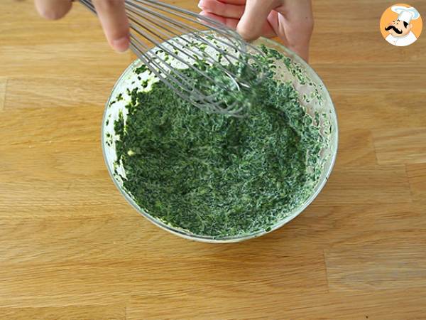 Quiche mit Spinat und Ziegenkäse - Zubereitung Schritt 2