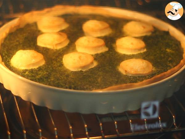 Quiche mit Spinat und Ziegenkäse - Zubereitung Schritt 4