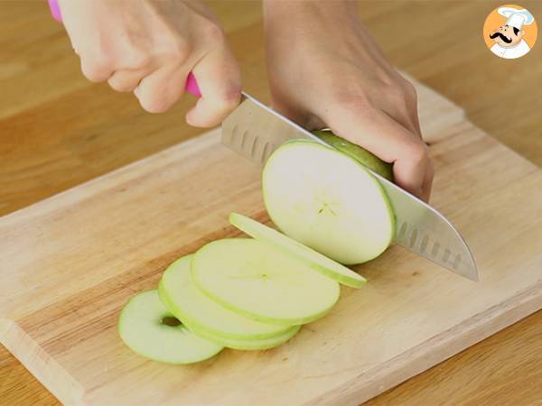 Mille feuille von Lachs mit grünem Apfel - Zubereitung Schritt 1