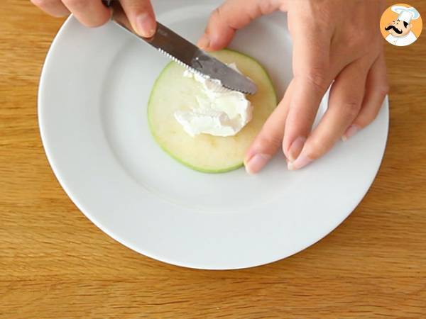 Mille feuille von Lachs mit grünem Apfel - Zubereitung Schritt 2