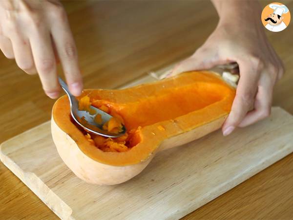 Courgiflette - Butternut-Kürbis nach Tartiflette-Art - Zubereitung Schritt 1
