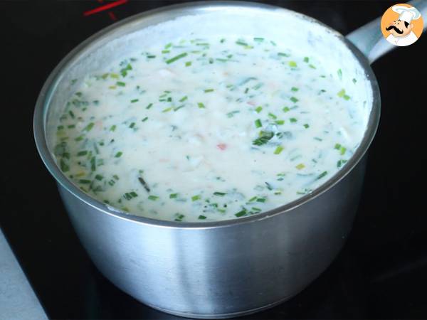 Kürbis mit Garnelen - Der brasilianische Camarão na moranga - Zubereitung Schritt 10