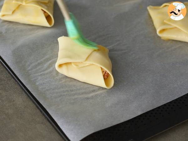 Fagottini mit geräuchertem Lachs und Ziegenkäse - Zubereitung Schritt 4