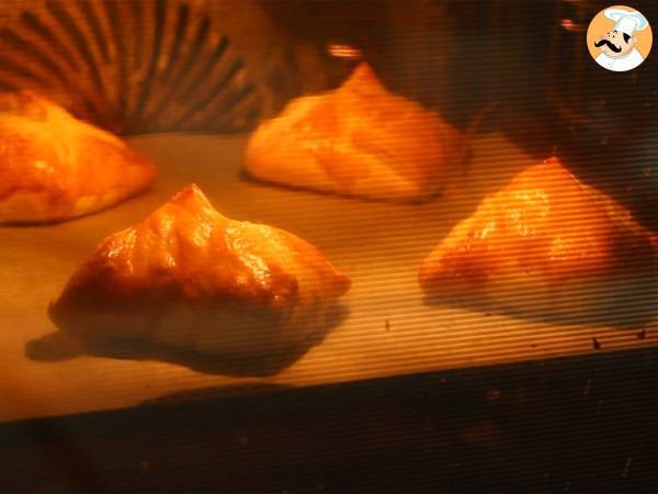 Fagottini mit geräuchertem Lachs und Ziegenkäse - Zubereitung Schritt 5