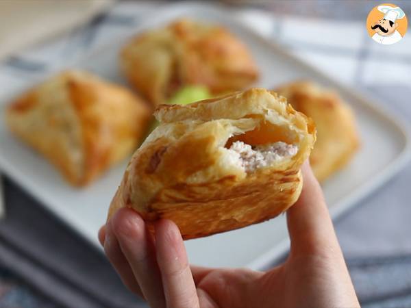 Fagottini mit geräuchertem Lachs und Ziegenkäse - Zubereitung Schritt 6