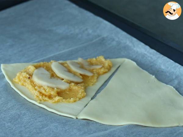 Frangipane mit Birne in einzelnen Stücken - Zubereitung Schritt 4