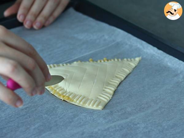 Frangipane mit Birne in einzelnen Stücken - Zubereitung Schritt 5