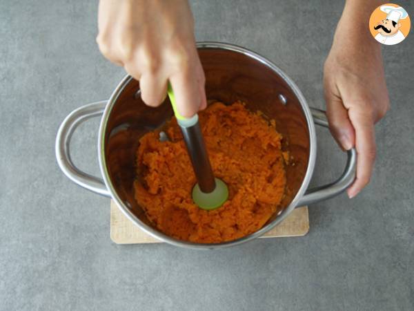 Süßkartoffel-Gnocchi (einfache Gnocchi) - Zubereitung Schritt 1