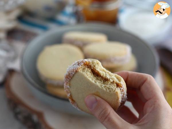 Alfajores - Argentinisches Mürbegebäck mit Milchkonfitüre und Kokosnuss - Zubereitung Schritt 8