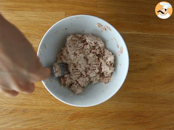 Gefüllte Aprikosen mit Thunfisch und Rosmarin - Zubereitung Schritt 1