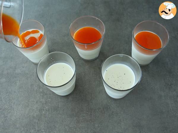 Vanille-Panna-Cotta mit Aprikosencoulis - Zubereitung Schritt 5