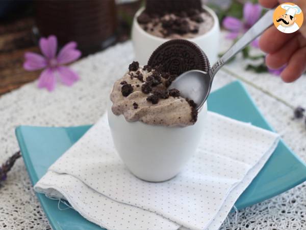 Mousse mit Oreo-Keksen - Zubereitung Schritt 4