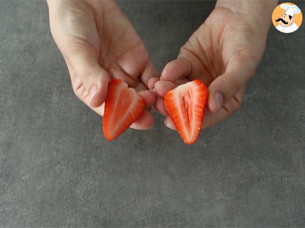 Erdbeer-Vanille-Milchshake - Zubereitung Schritt 1