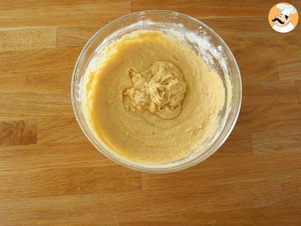 Gestürzter Kuchen mit Mirabellen und Mandeln - Zubereitung Schritt 4