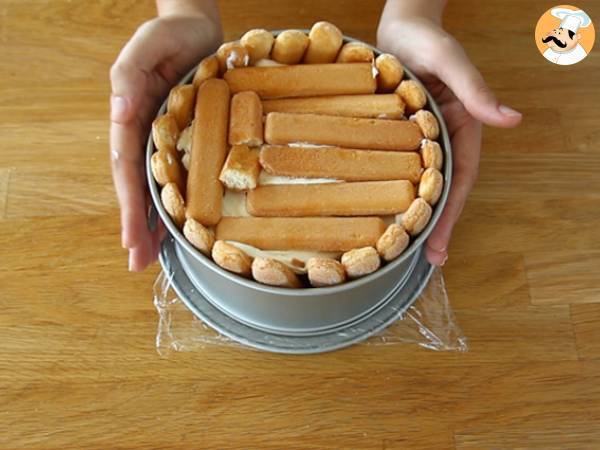 Charlotte mit Birnen und gerösteten Mandeln - Zubereitung Schritt 6