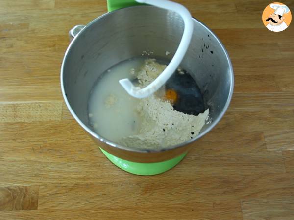 Schwarze Buns mit Tintenfischtinte - Zubereitung Schritt 1