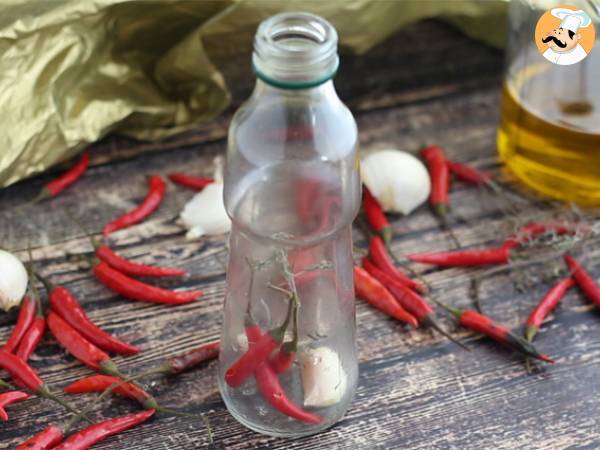 Scharfes Öl für selbstgemachte Pizzas - Zubereitung Schritt 1