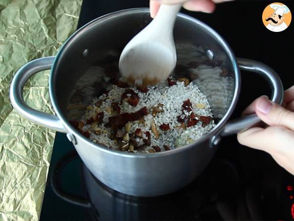 Set für Risotto Pilze getrocknete Tomaten - Zubereitung Schritt 3