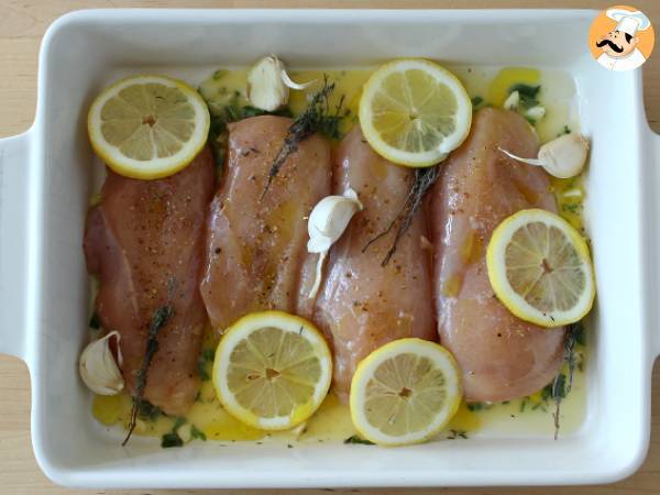 Gebackenes Zitronenhähnchen - Zubereitung Schritt 4