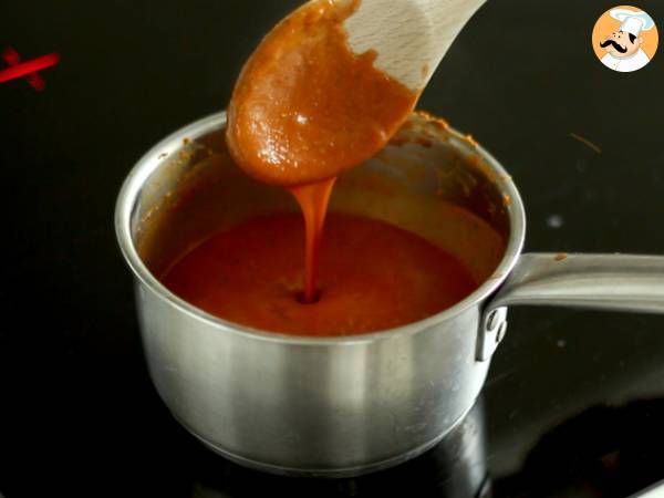 Hähnchen-Enchiladas mit Chili-Sauce - Zubereitung Schritt 3