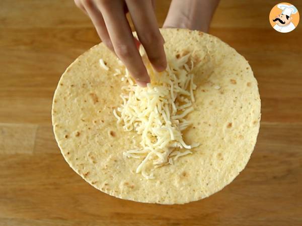 Hähnchen-Enchiladas mit Chili-Sauce - Zubereitung Schritt 4