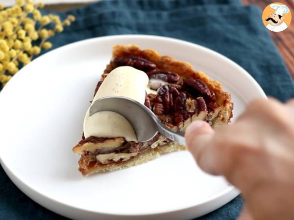 Pekannusskuchen. Pekannusskuchen - Zubereitung Schritt 7