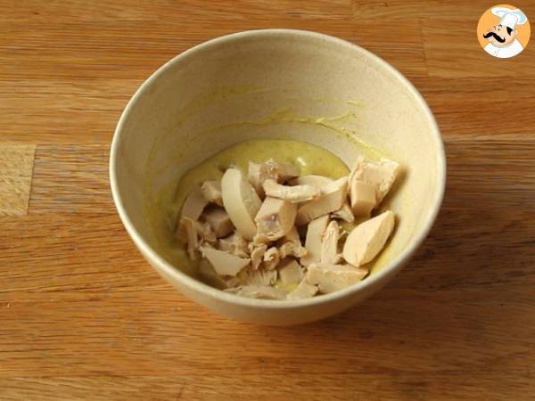 Hähnchen-Curry-Club-Sandwich - Zubereitung Schritt 2