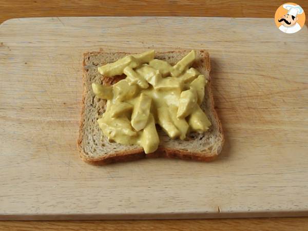 Hähnchen-Curry-Club-Sandwich - Zubereitung Schritt 3