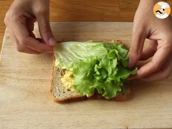 Hähnchen-Curry-Club-Sandwich - Zubereitung Schritt 4