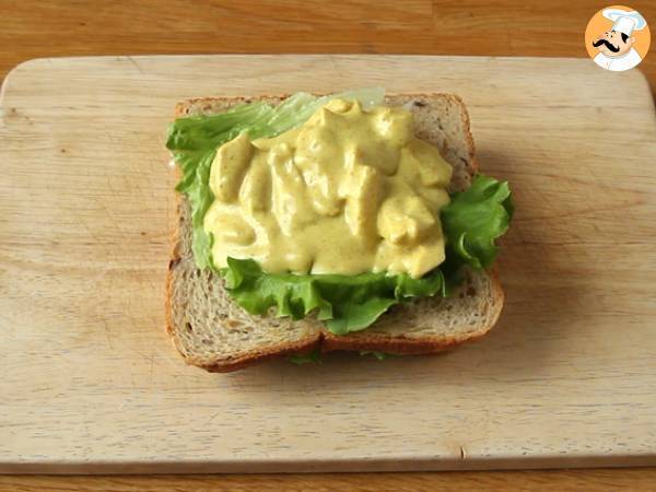 Hähnchen-Curry-Club-Sandwich - Zubereitung Schritt 5