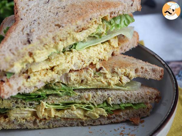 Hähnchen-Curry-Club-Sandwich - Zubereitung Schritt 6