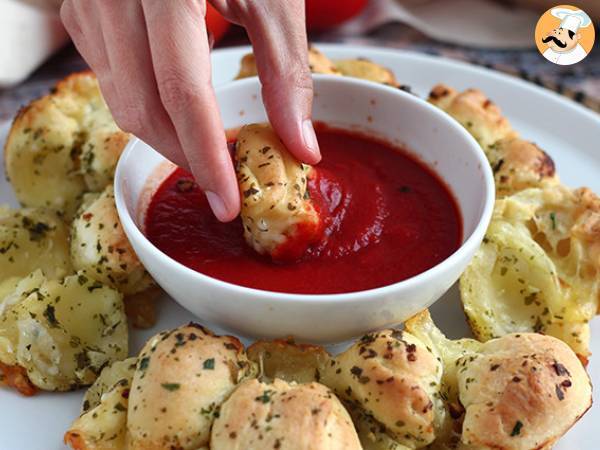 Gefüllte Mozzarella-Pizza-Krone - Zubereitung Schritt 6