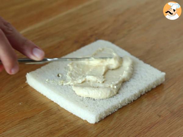 Origami-Stern-Überraschungsbrot - Zubereitung Schritt 1