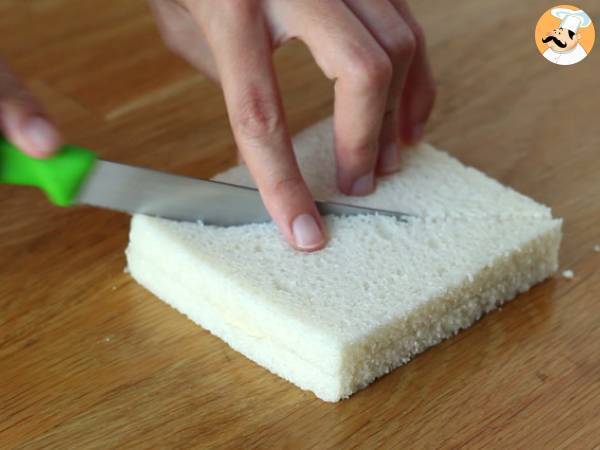 Origami-Stern-Überraschungsbrot - Zubereitung Schritt 2