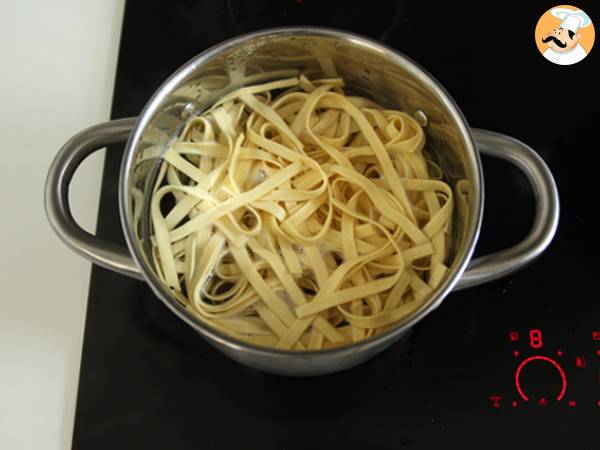 Nudeln mit Feigen und Pancetta - Zubereitung Schritt 3