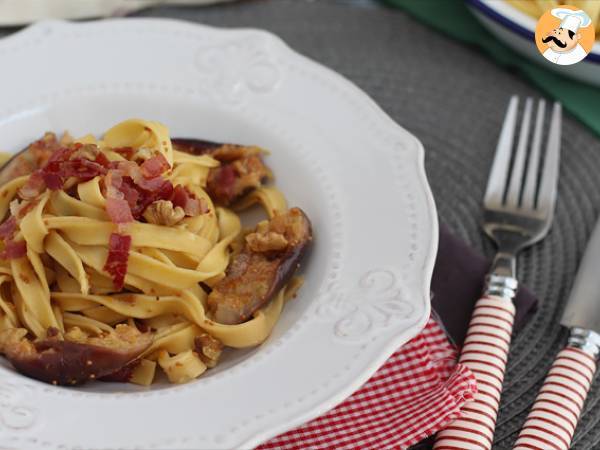 Nudeln mit Feigen und Pancetta - Zubereitung Schritt 6