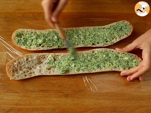 Prefou mit Knoblauch und Petersilie - Zubereitung Schritt 2