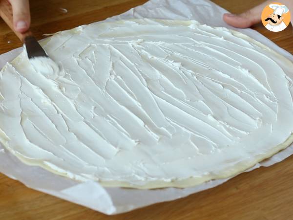 Blätterteigtannen mit zwei Lachsen - Zubereitung Schritt 1