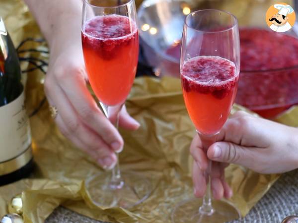 Champagnersuppe mit Himbeeren - Zubereitung Schritt 3