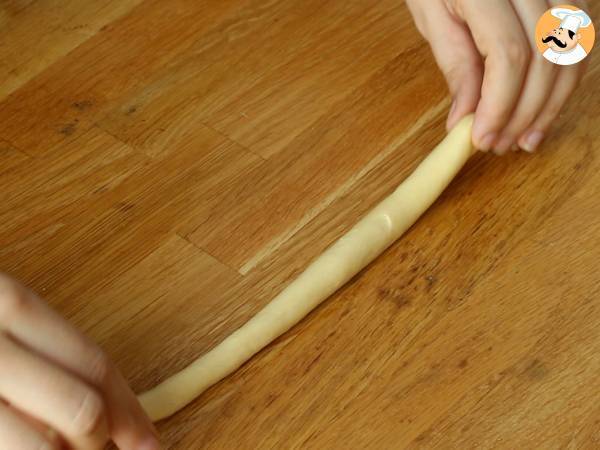 Geflochtene Brioches mit 8 Strängen - Zubereitung Schritt 6